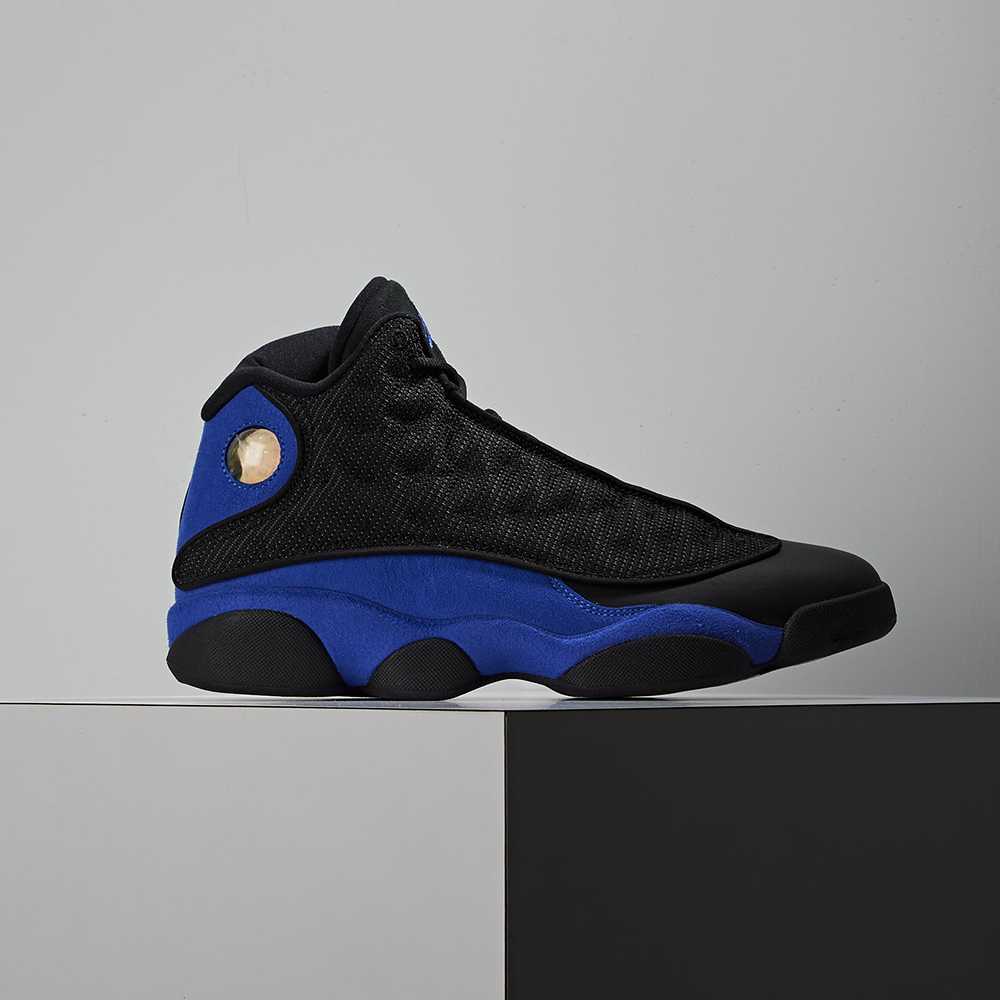 Nike Air Jordan 13 Retro Hyper Royal男黑藍反光貓眼籃球鞋41...