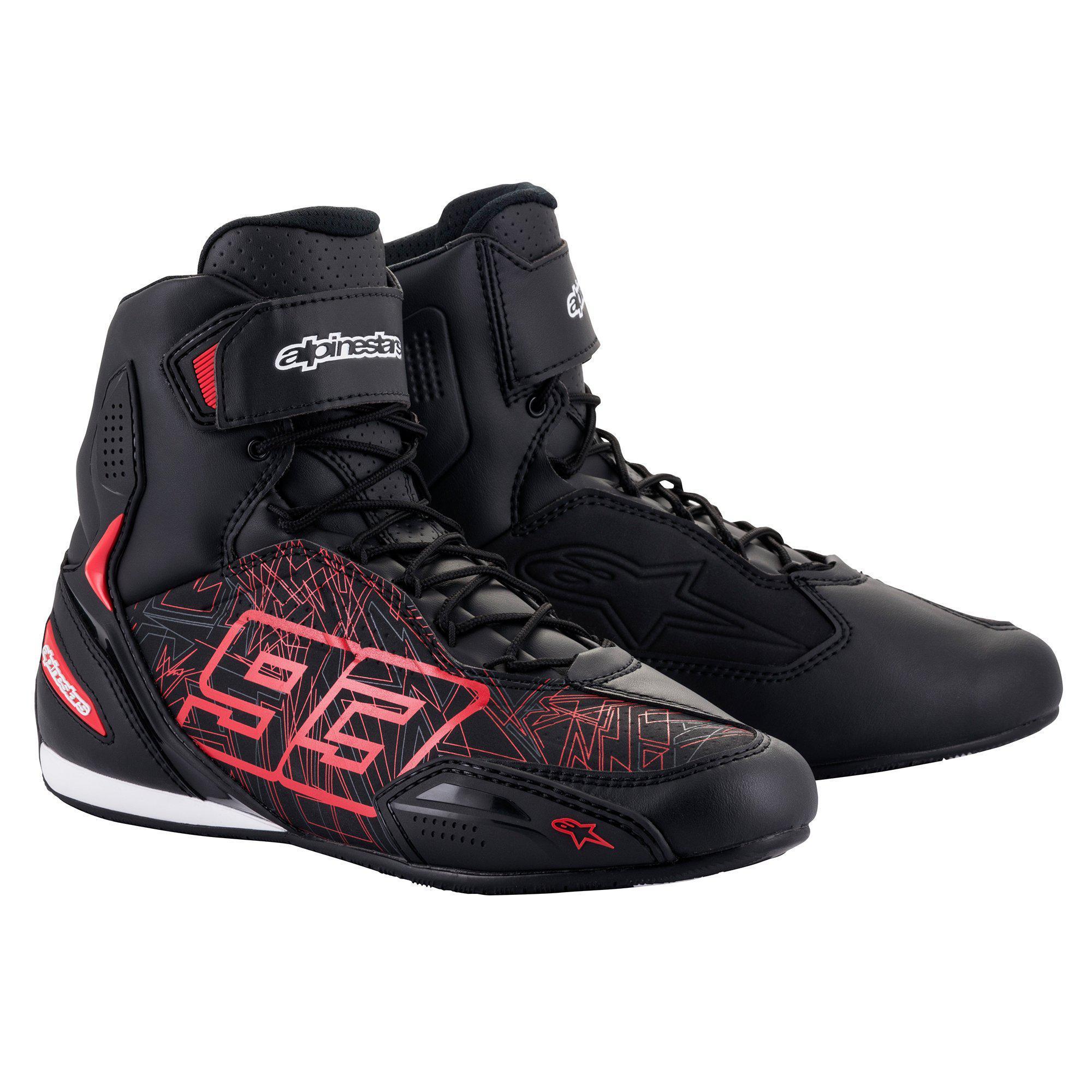 ALPINESTARS MM93 AUSTIN RIDING SHOE BLACK WHITE RED 黑白紅 休閒靴