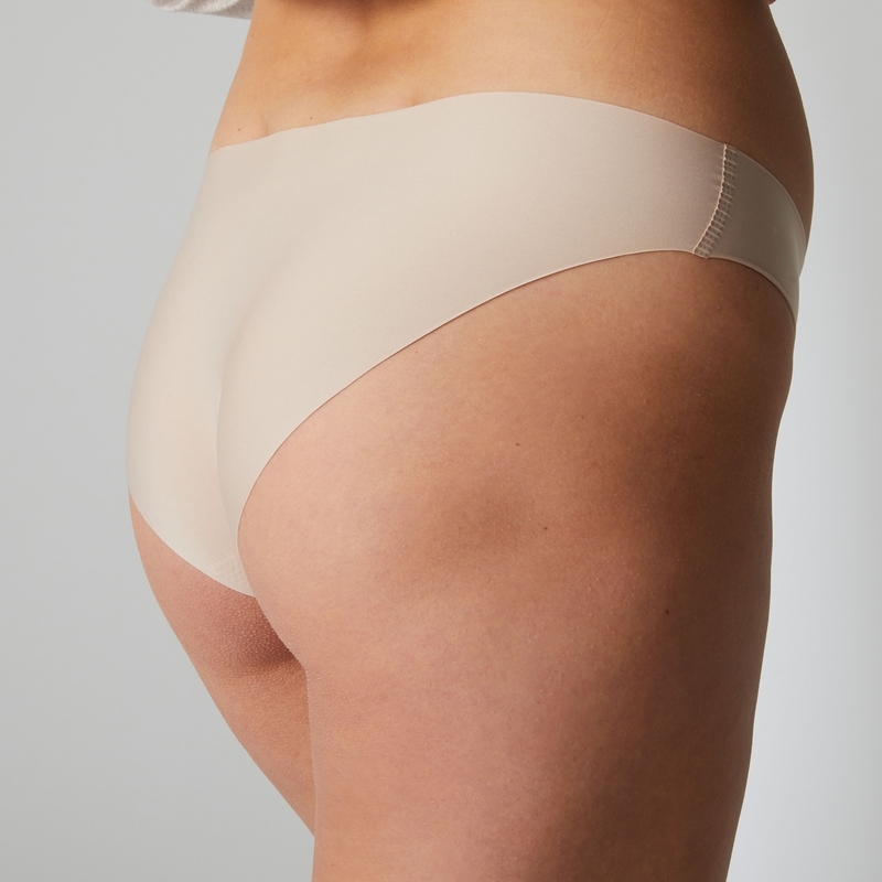 UNIQ 獨特 針織面料三角內褲 -粉膚色