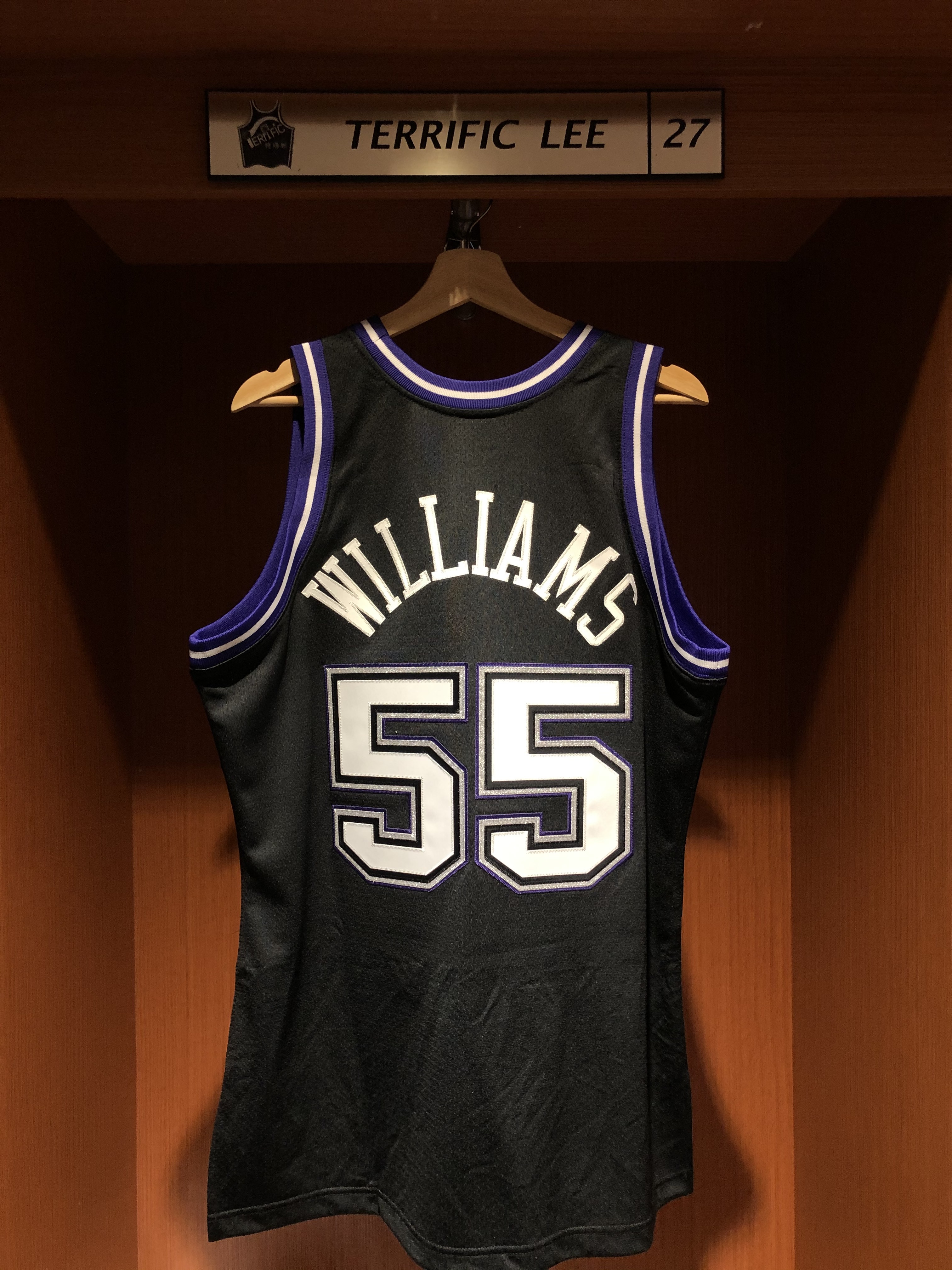 NBA球衣 Jason Williams 沙加緬度國王黑 98-99 黑 銀蔥 M&N Authentic 球員版 電繡 全新