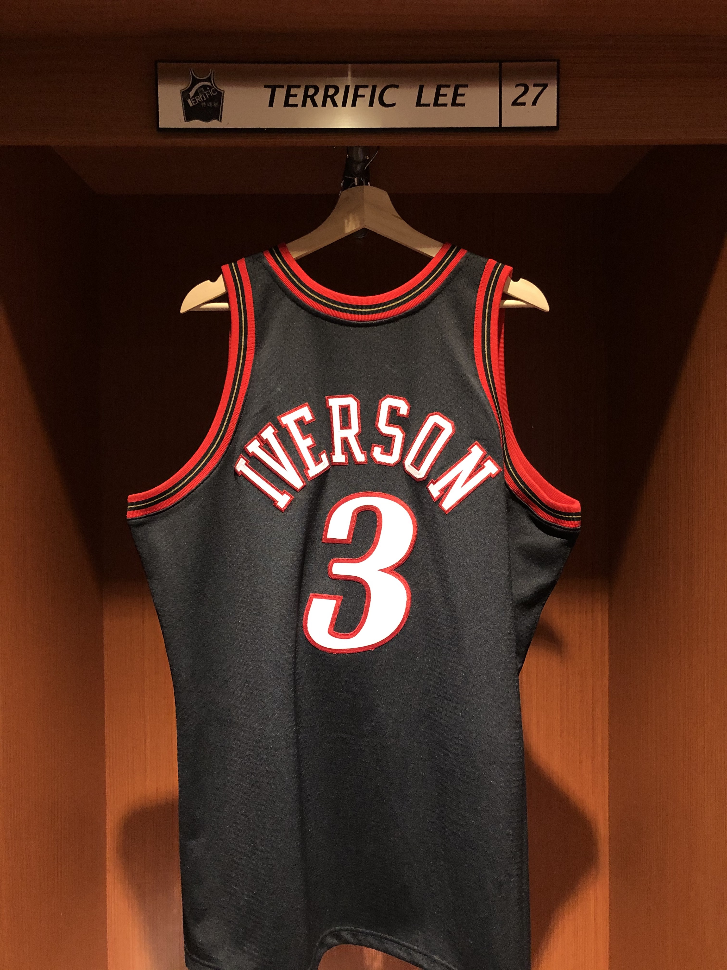 NBA球衣 Allen Iverson 費城七六人 97-98 黑流星 窄肩 M&N Authentic 球員版 電繡 全新
