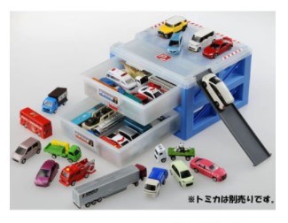 TAKARA TOMY Tomica 停車場提盒 自動 迷你停車場 小車收納箱