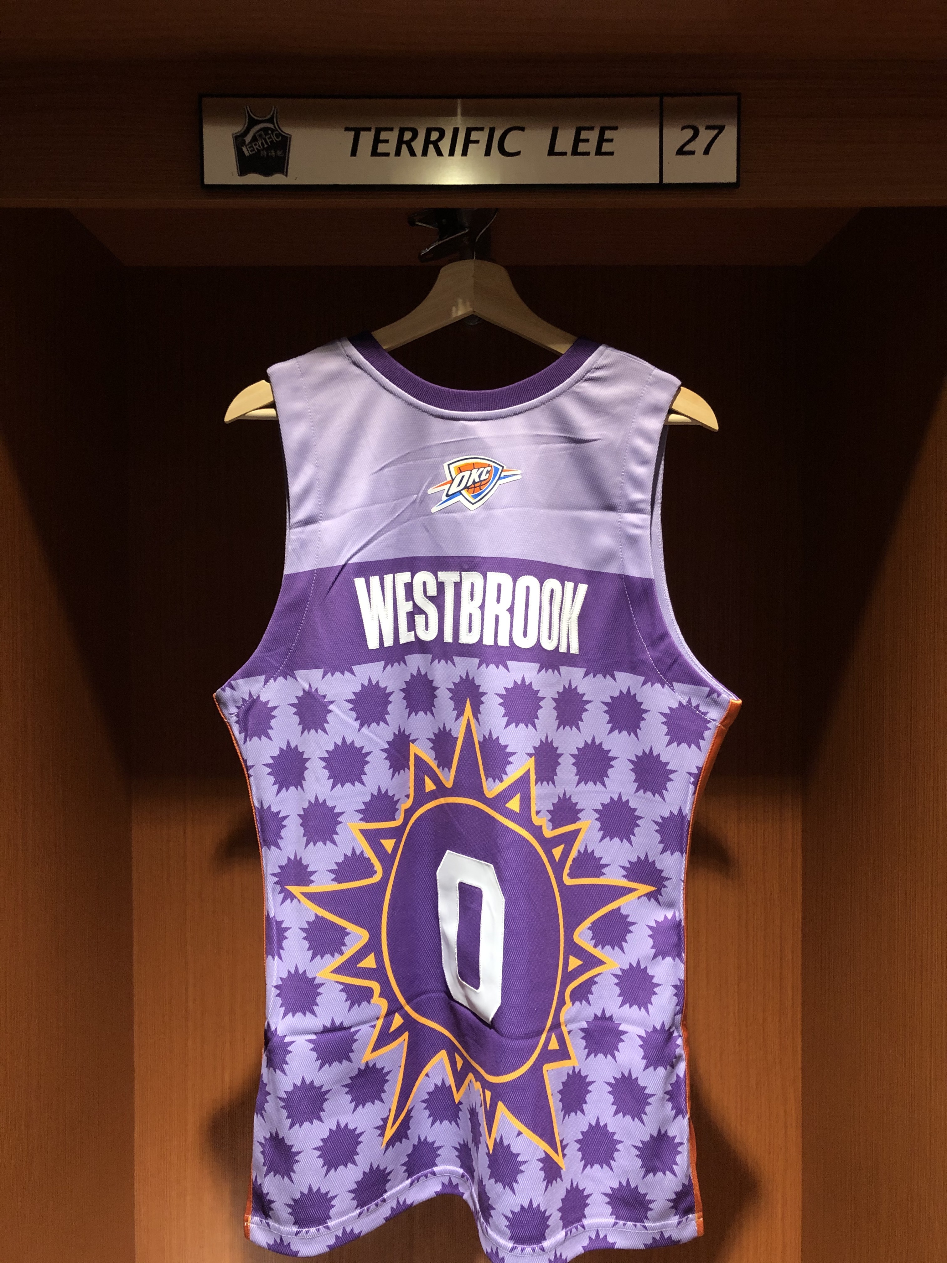 NBA球衣 Russell Westbrook 2009新秀挑戰賽紫 M&N Authentic 球員版 電繡 全新