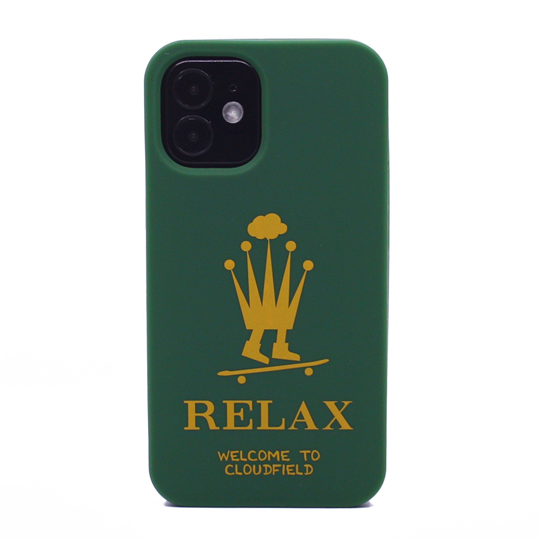 Candies iPhone 12 mini - Candies x Cloudfield聯名款 RELAX(墨綠)