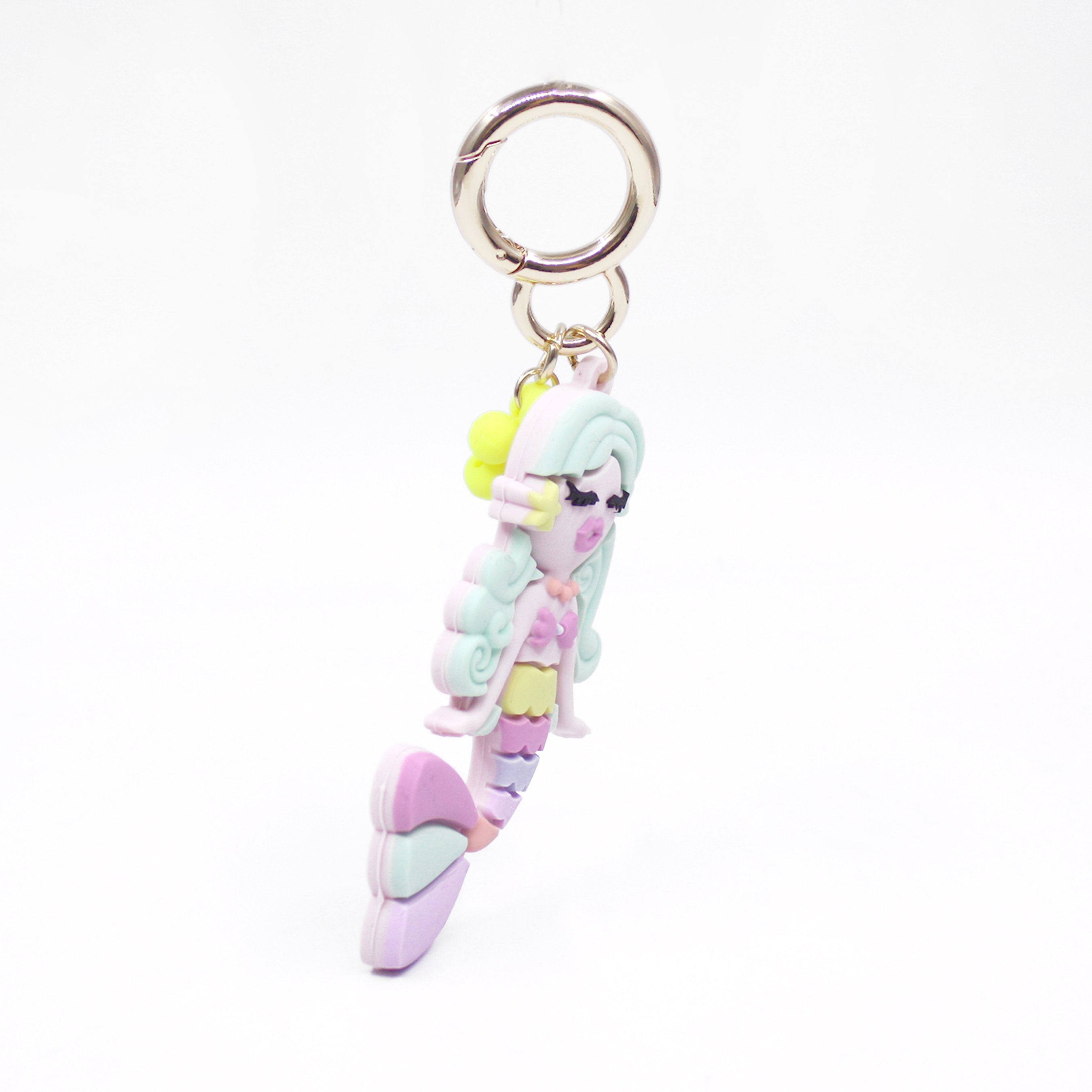 Candies Happy Charm 花朵小美人魚鑰匙圈