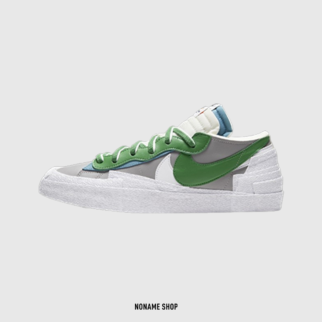 SACAI x NIKE Blazer Low "Classic Green" 解構 休閒鞋 白灰綠