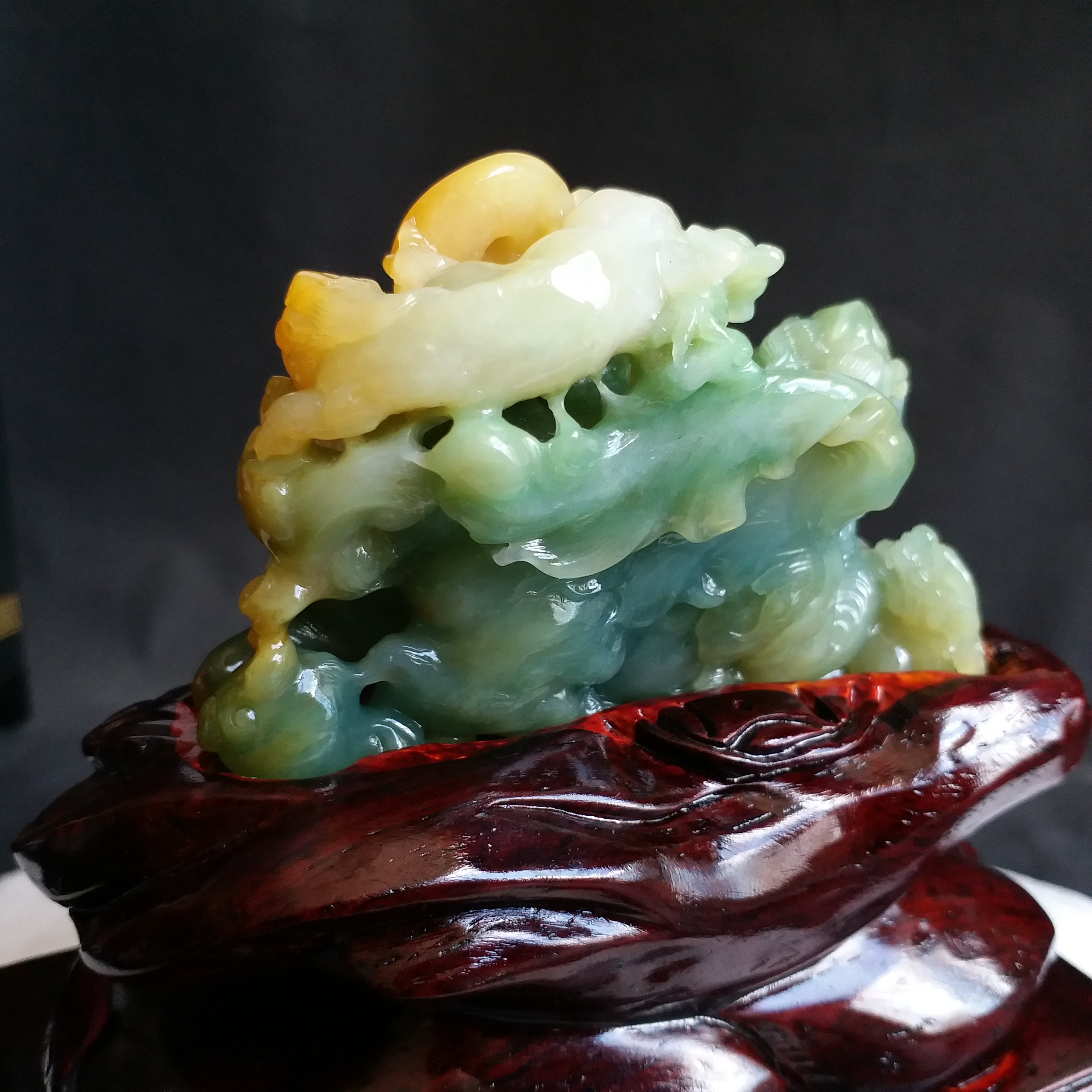 J1935 三彩飛天貔貅