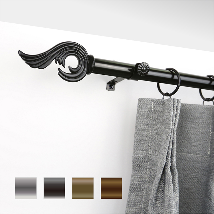 20.7mm│天使羽翼│伸縮窗簾桿架│2尺寸│4色