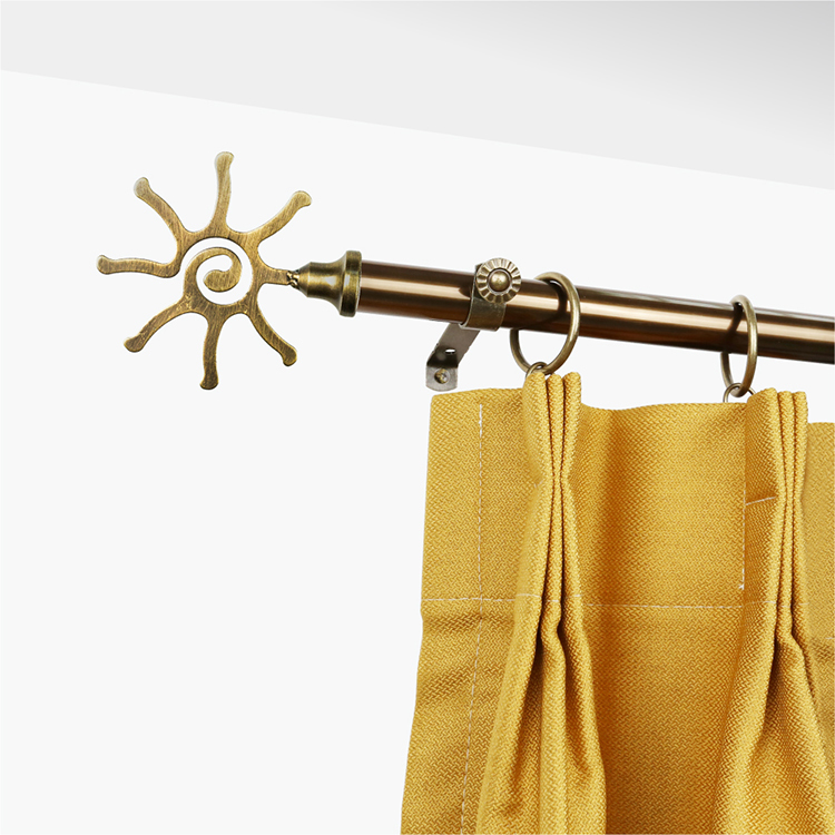 20.7mm│向陽寫意│伸縮窗簾桿架│2尺寸│古銅金