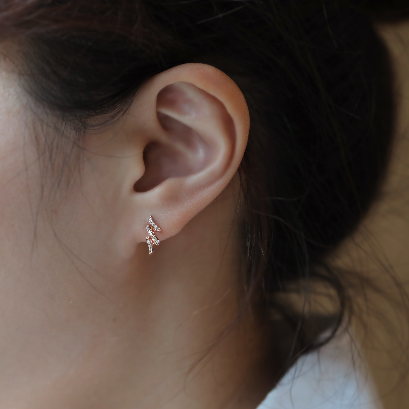 舞動 — 14分鑽石耳環