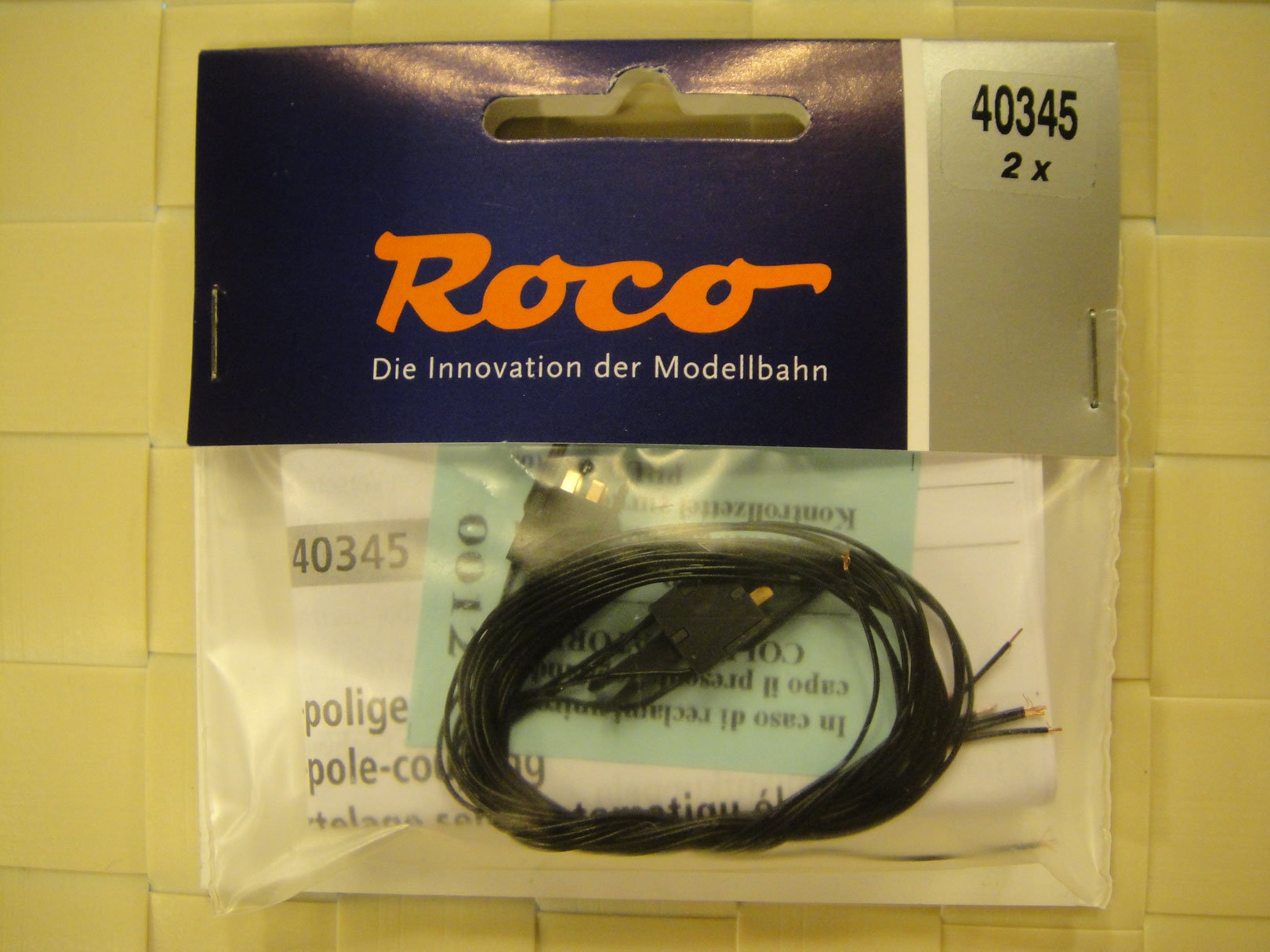 Roco 40345 Electric coupling 4pin 導電勾