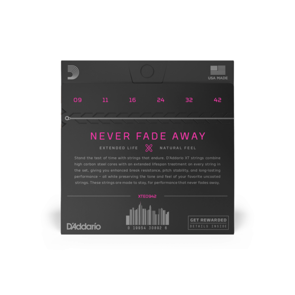 Daddario XTE 0942 XT 電吉他弦 鍍鎳 09-42 | 宛伶樂器