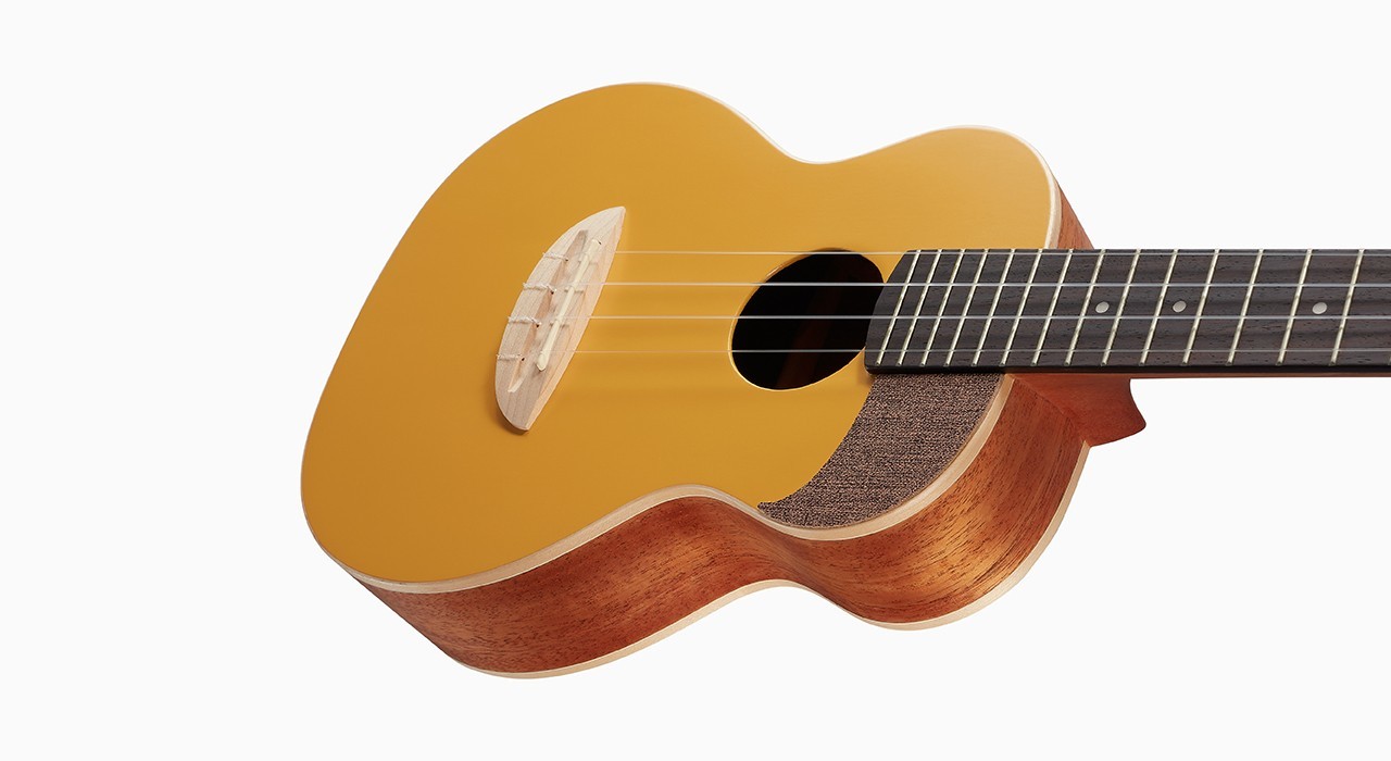 aNueNue aNueNue 彩虹人 烏克麗麗 UC10-GG 23吋 光輝金 雲杉木/桃花心木 面單板 色彩系列 第 4 張圖片｜三峽烏克麗麗