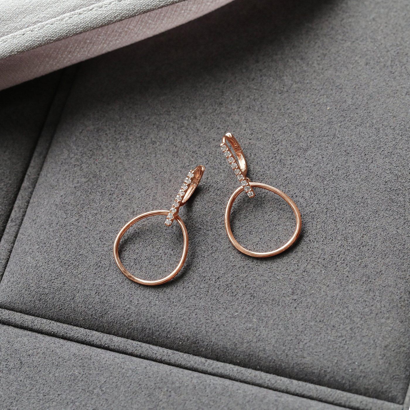 愛的循環 — 23分鑽石耳環