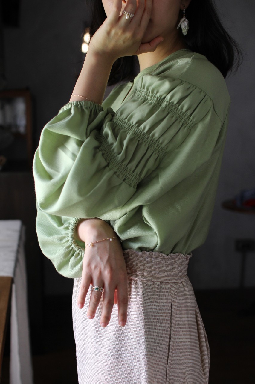 光合作用美袖上衣-柔芽