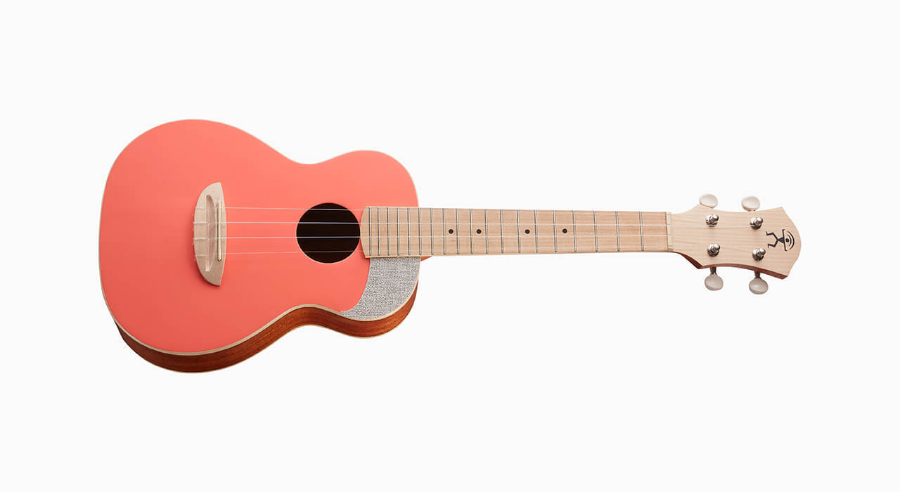 aNueNue aNueNue 彩虹人 烏克麗麗 UC10-LC 23吋 活珊瑚橘 雲杉木/桃花心木 面單板 色彩系列 第 2 張圖片｜三峽烏克麗麗