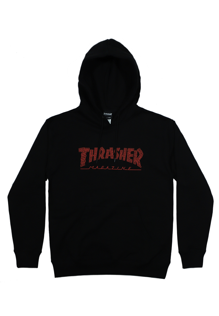 Thrasher Red Collage Hooded