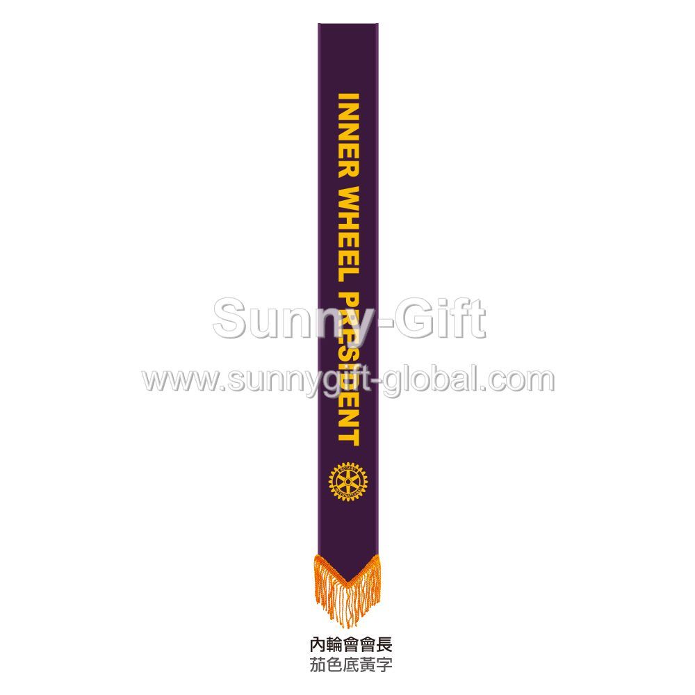Rotary - Sash With Position (Inner Wheel President)