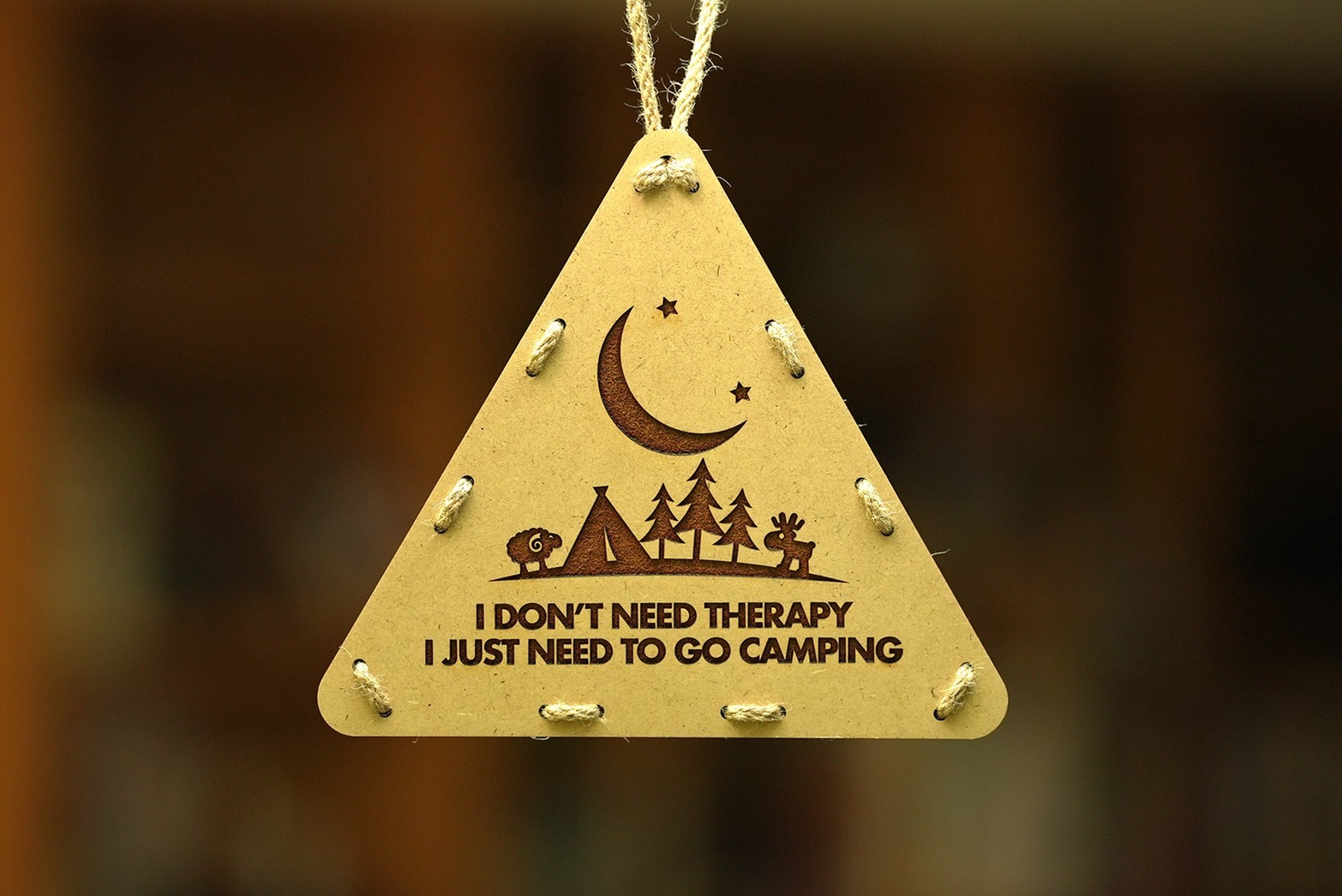 看見設計 露營三角吊牌 Therapy