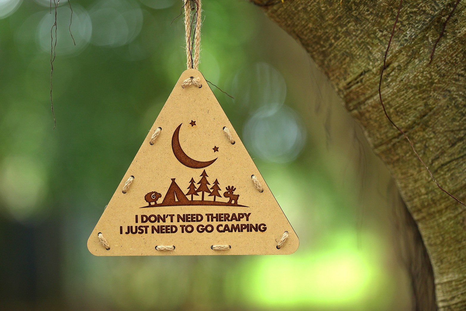 看見設計 露營三角吊牌 Therapy