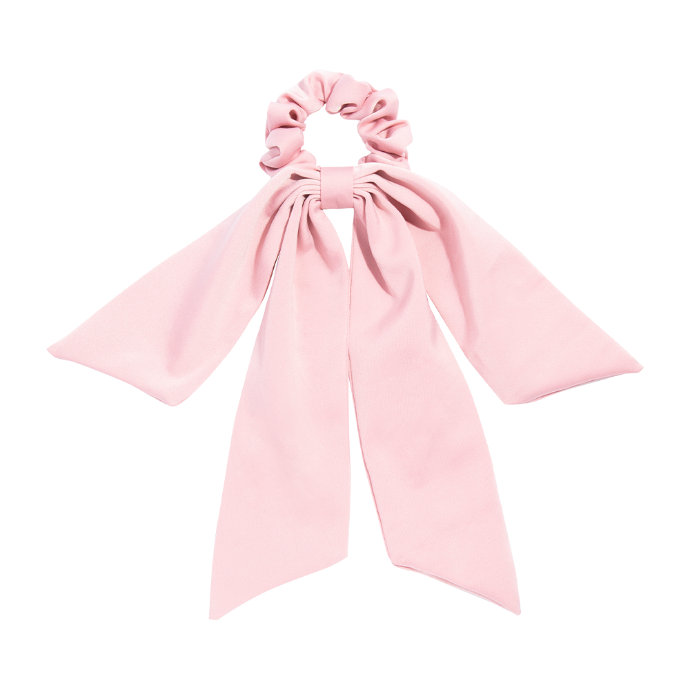 L. ERICKSON 緞面蝴蝶結大腸圈〈淺粉紅〉