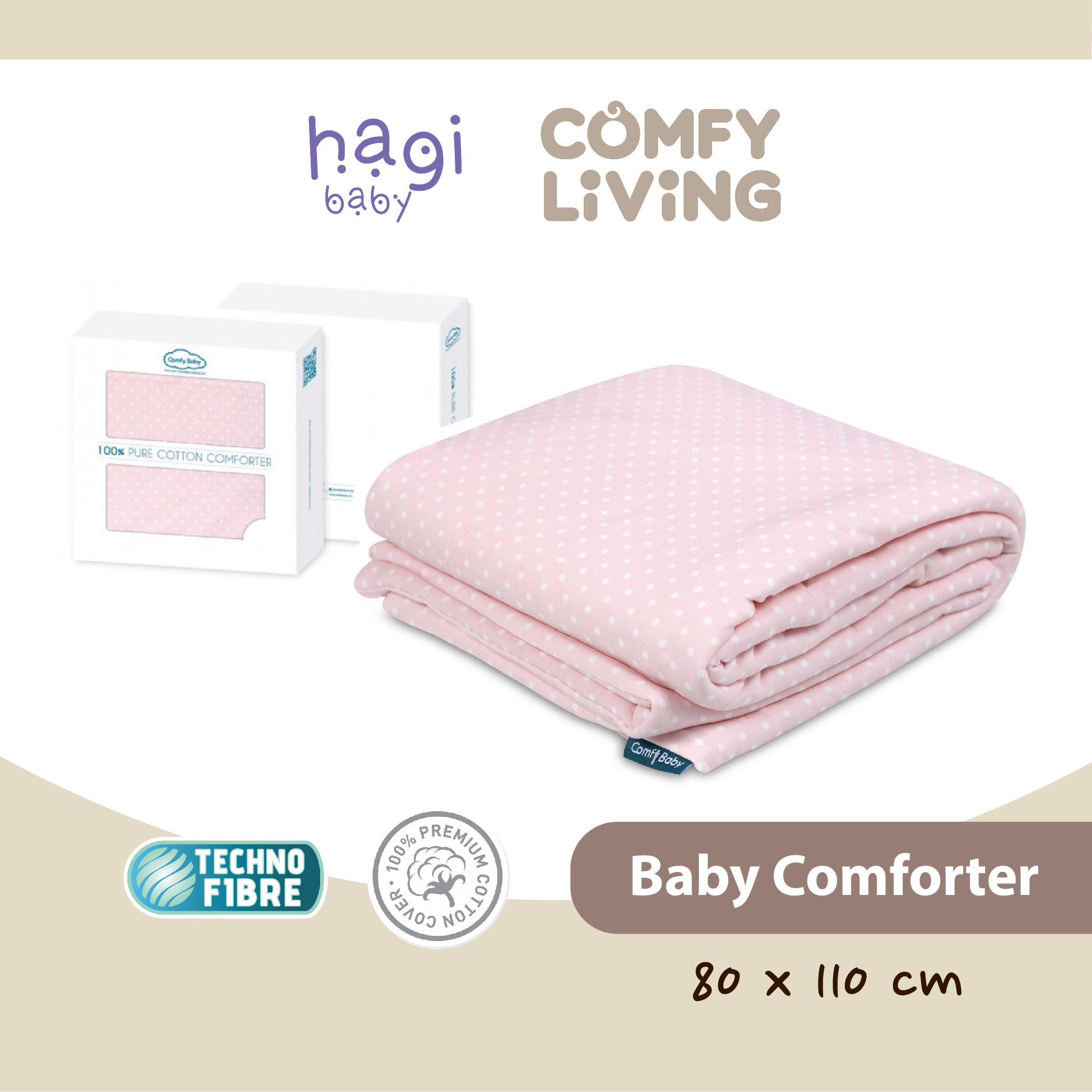 Comfy Living Baby Comforter (80 x 110 cm)