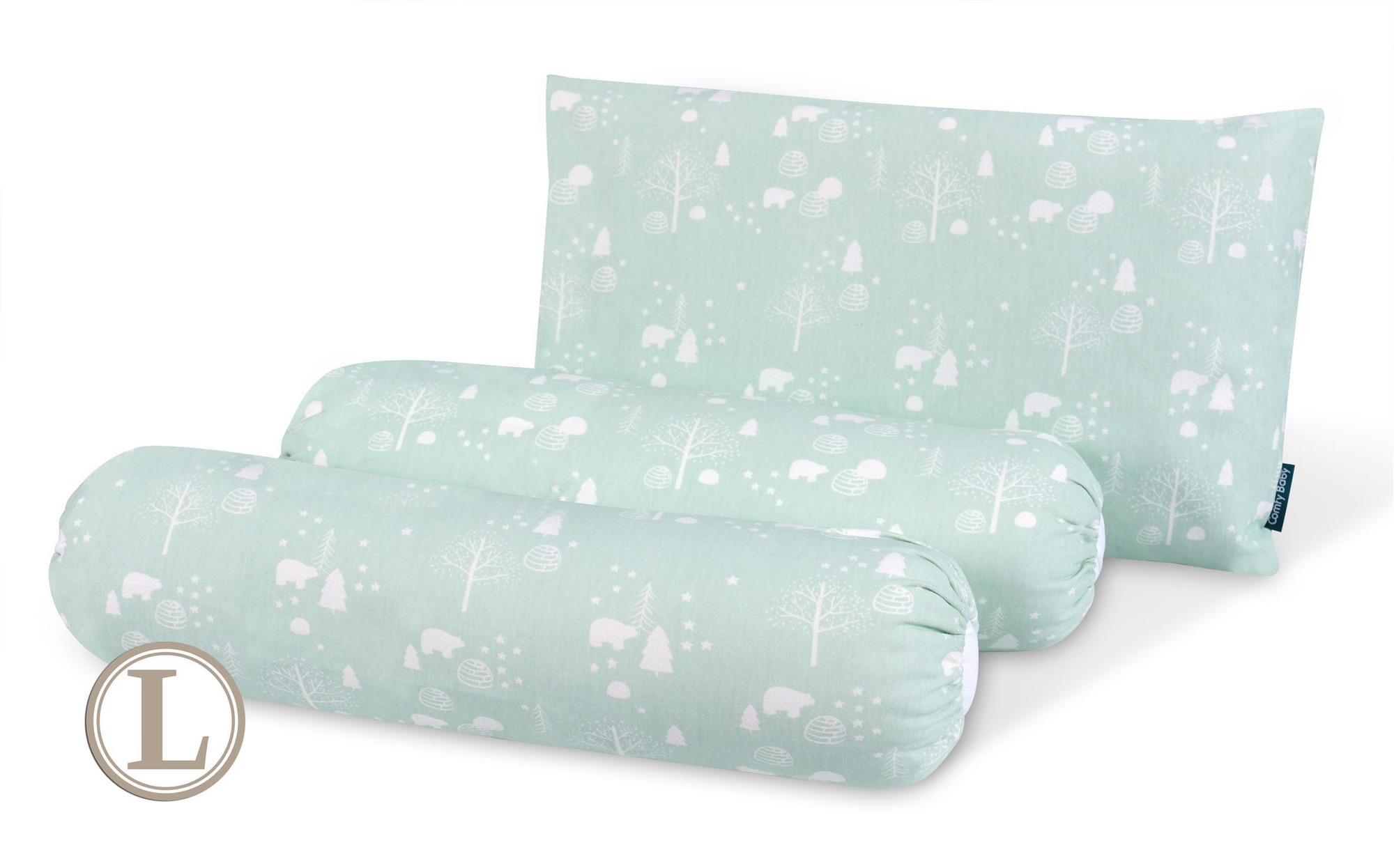 Comfy Living Bolster and Pillow Set (Junior)