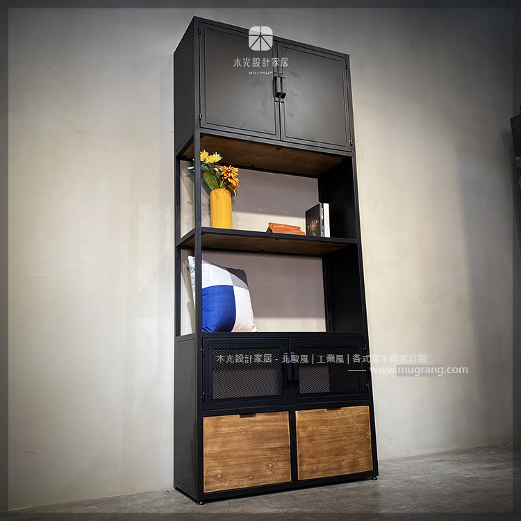 LOFT工業風鐵藝收納置物櫃|可訂製