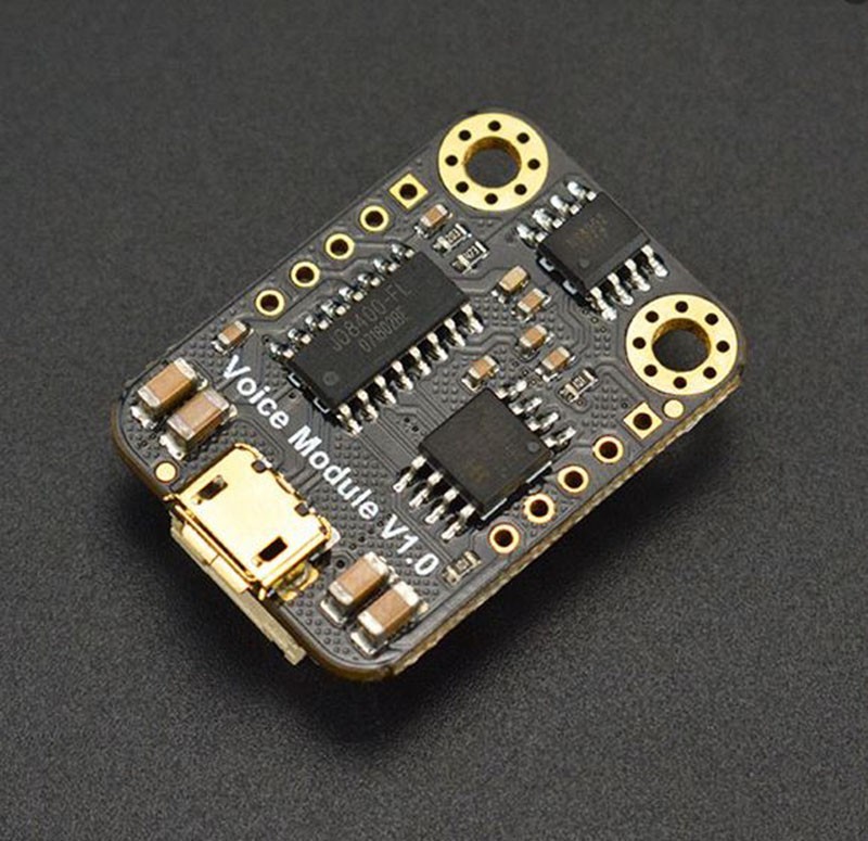 UART MP3語音模組 (支援MP3、WAV硬體解碼)