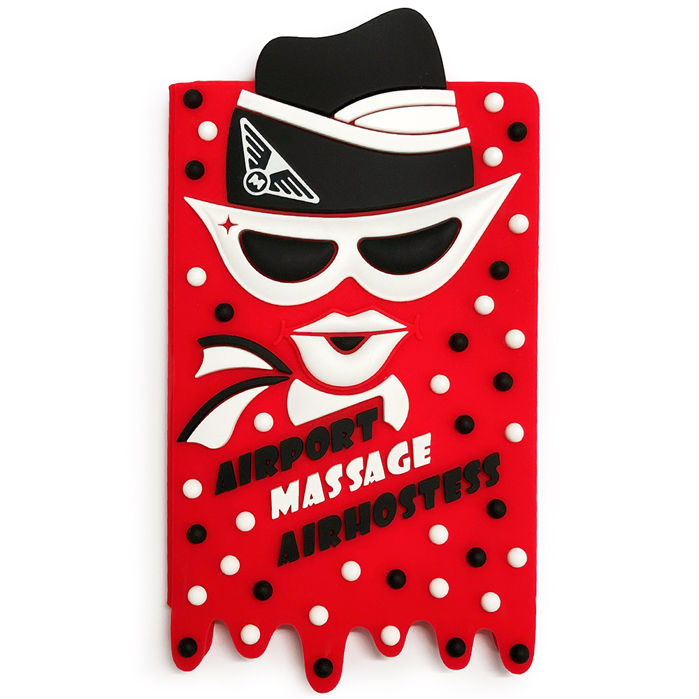 Candies 馬殺雞女護照夾(空姐-紅)