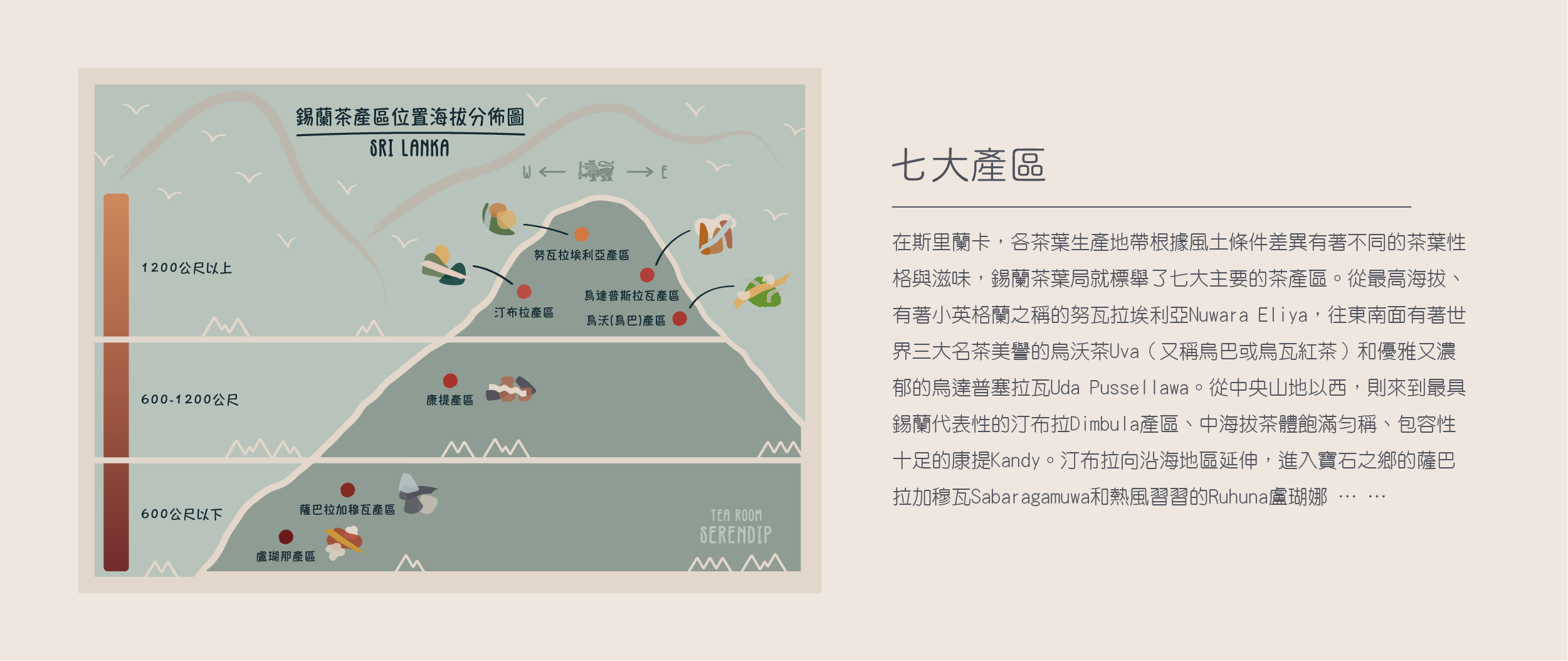 錫蘭紅茶的七大茶產區