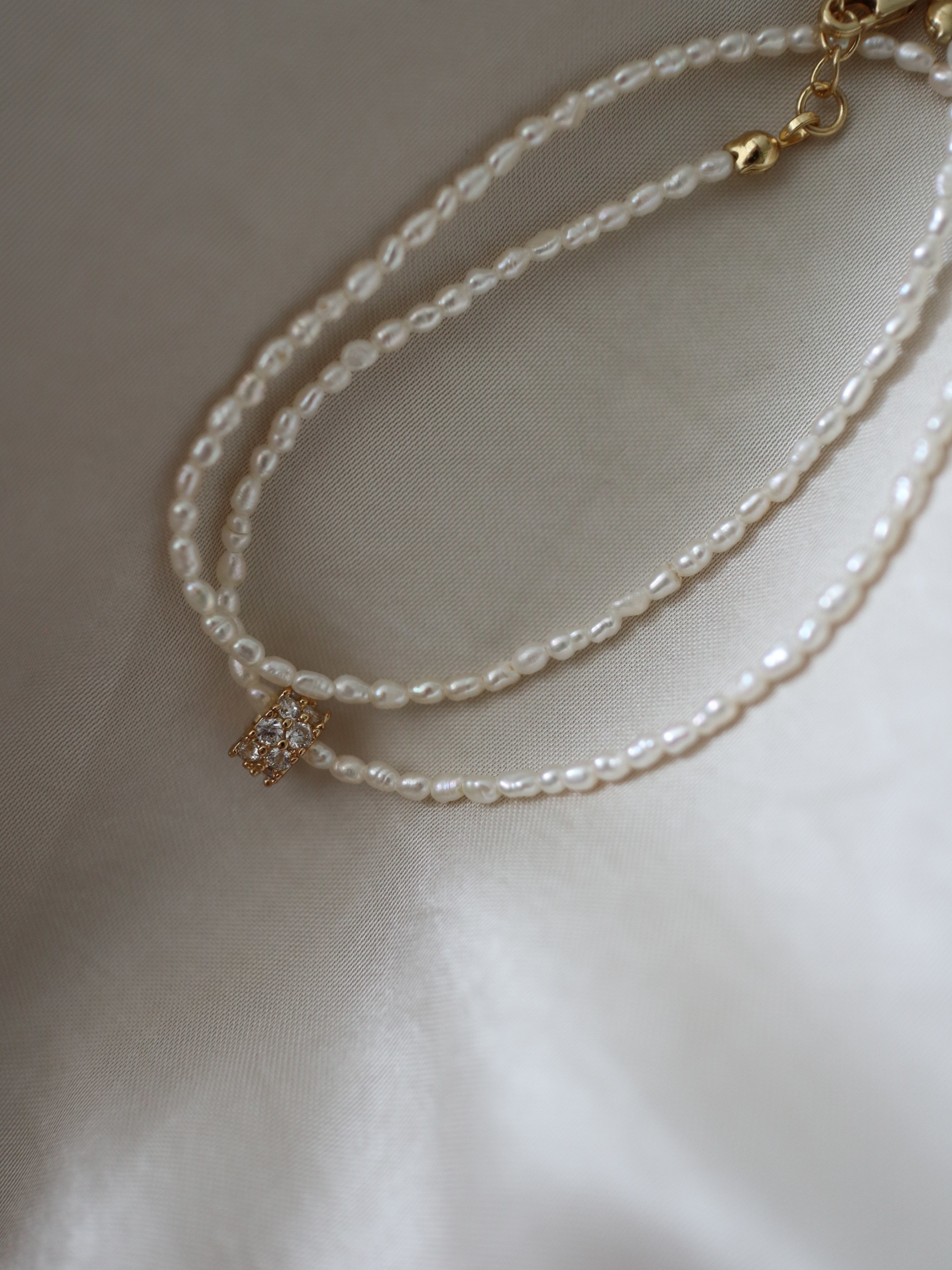 LINN Little Pearls Necklace | 18K小環珍珠項鍊