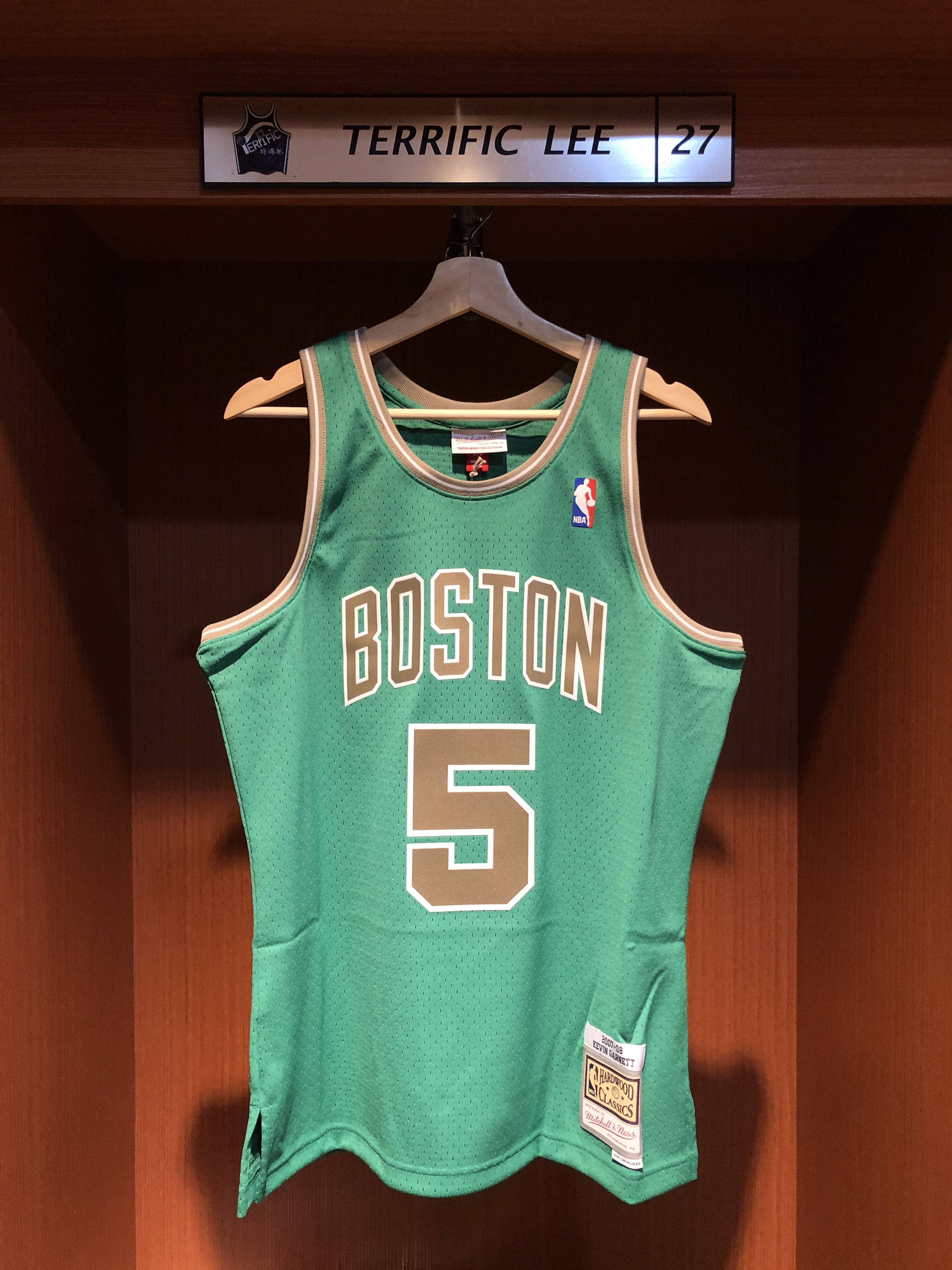 NBA球衣 Kevin Garnett 波士頓賽爾提克聖派翠克 07-08 M&N Swingman G2 球迷版 熱轉印 全新