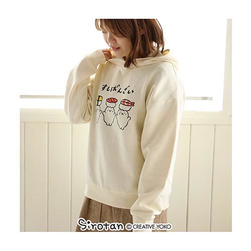 Sirotan 連帽長袖T-壽司萬歲 S M L XL