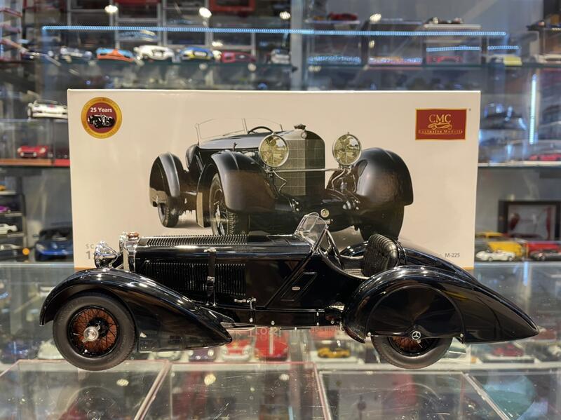 CMC M-225 Mercedes-Benz SSK Black Prince 黑王子1934 1/18