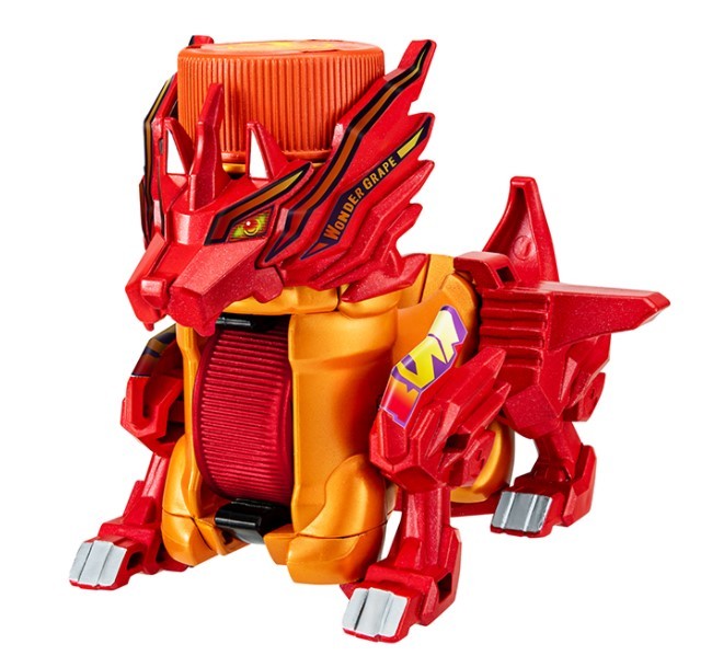 【減價】Takara Tomy 彈蓋人BOT-17 赤炎葡萄冰狼