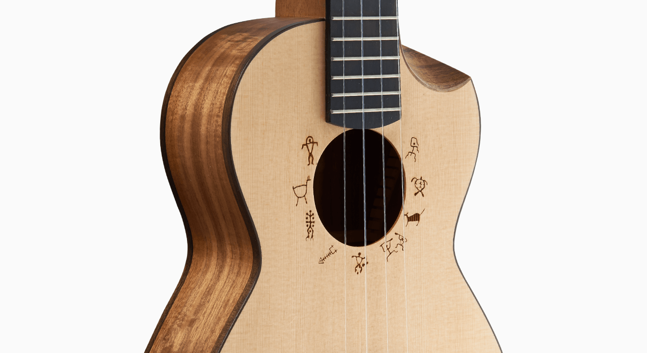 aNueNue aNueNue 彩虹人 烏克麗麗 SLST 26吋 雲杉木/台灣相思木 面單板 原創系列 第 5 張圖片｜三峽烏克麗麗