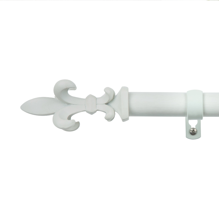 25.4mm│簡約質感│仿木紋│伸縮窗簾桿架│2尺寸│3色