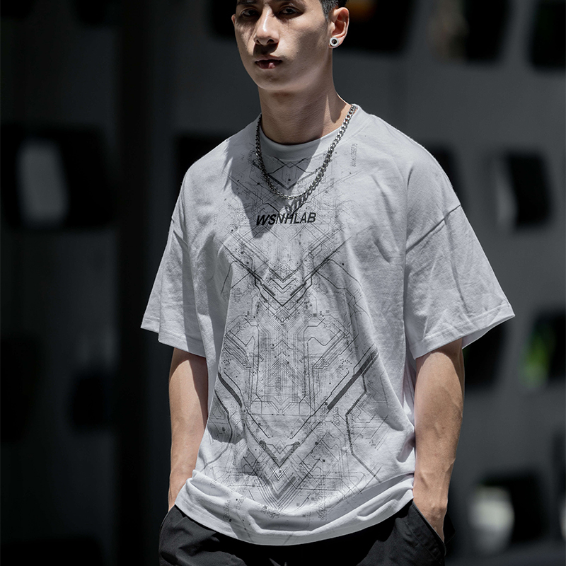 賽博朋克科技機能短袖