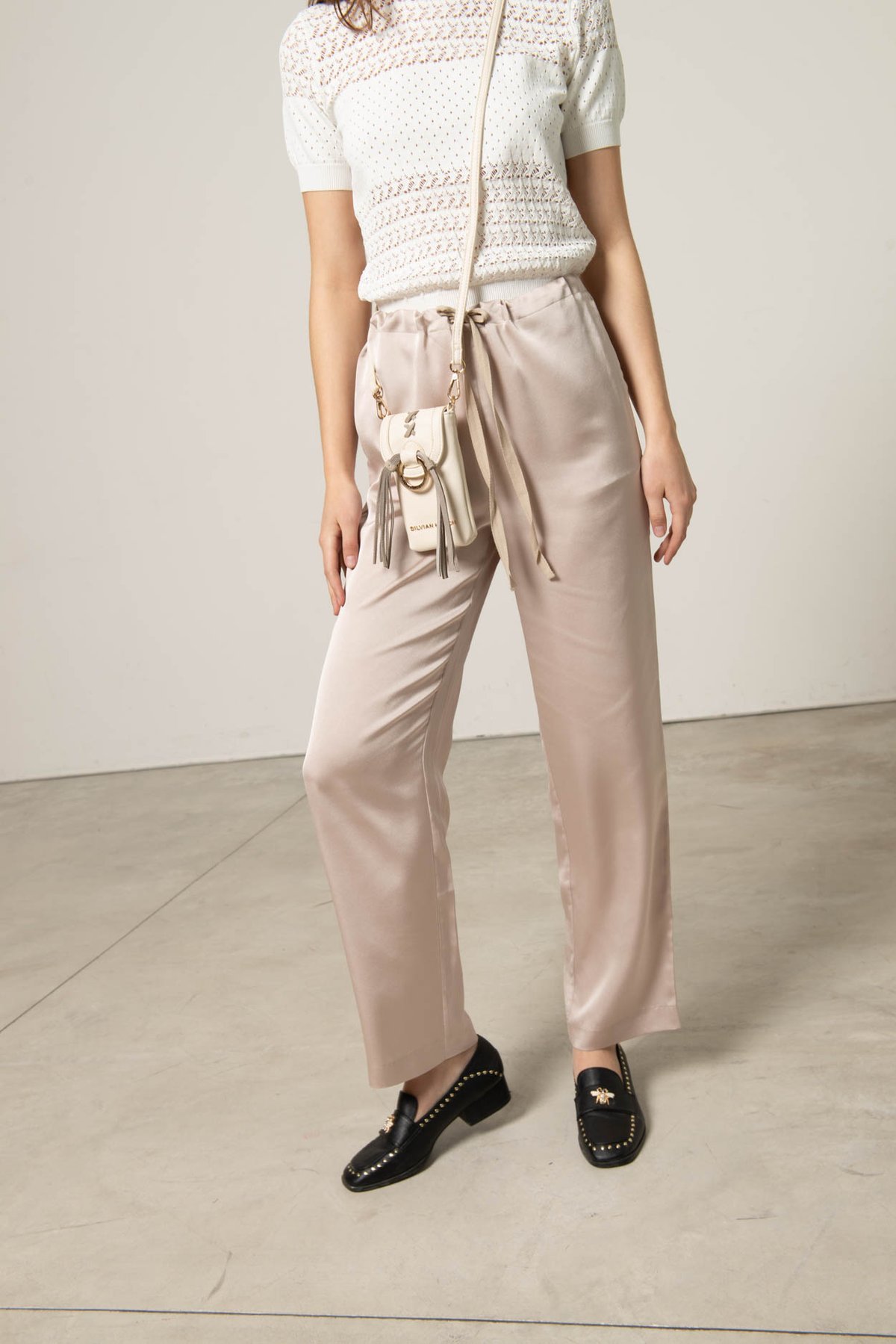 【SILVIAN HEACH】腰頭邦帶休閒長褲