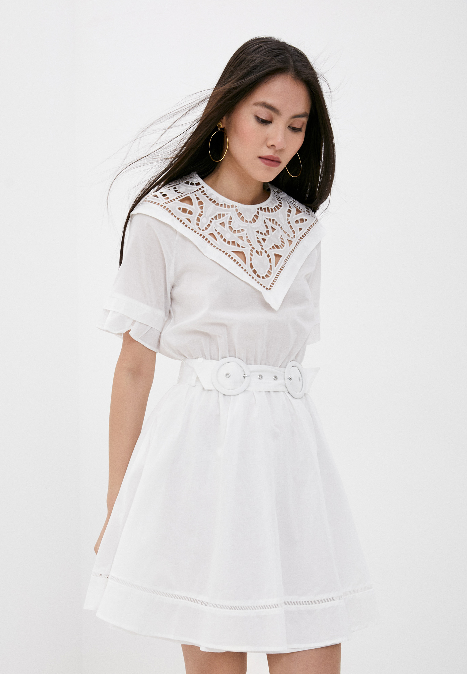 【SILVIAN HEACH】蕾絲燒花洋裝