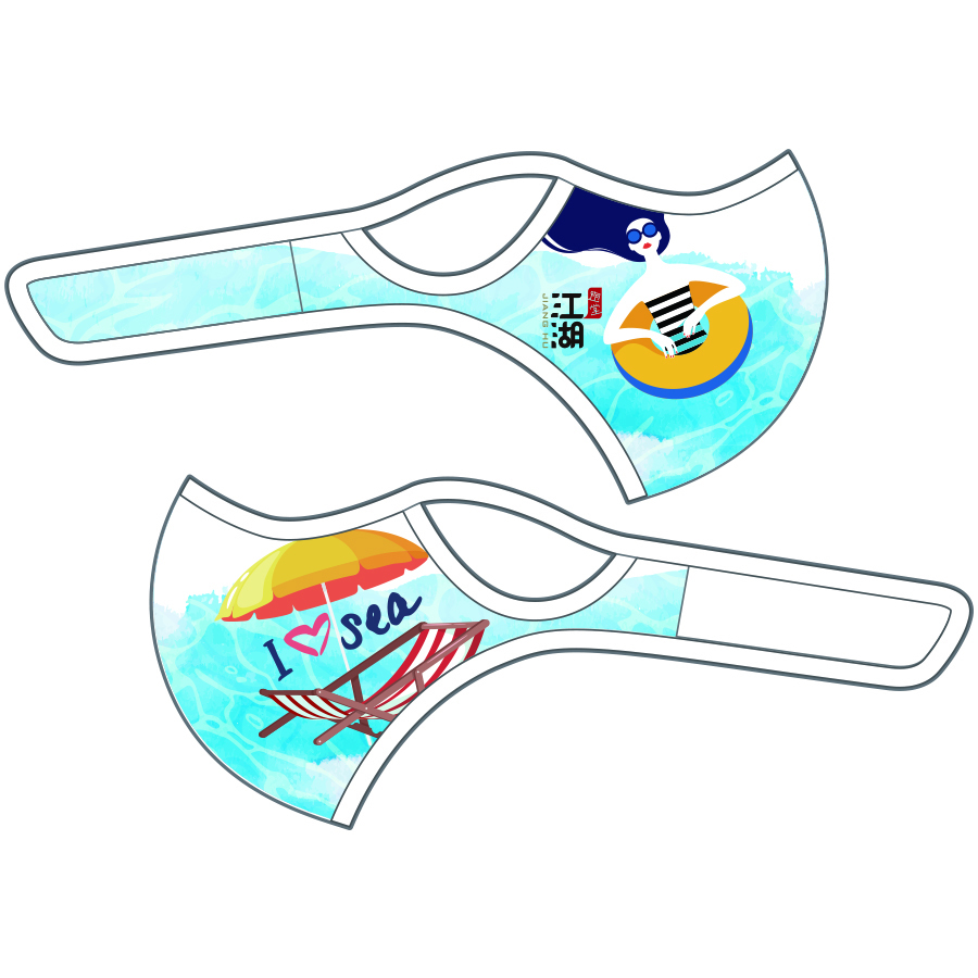 江湖跑堂運動型立體防護口罩 | 夏妍