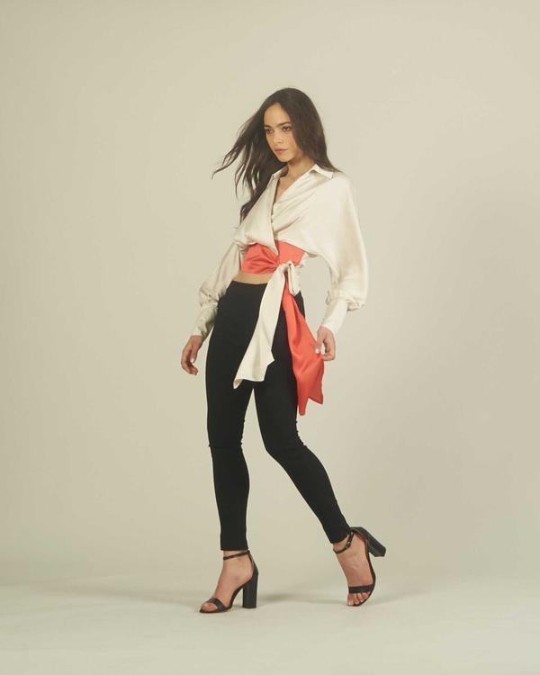 【SILVIAN HEACH】緞面襯衫