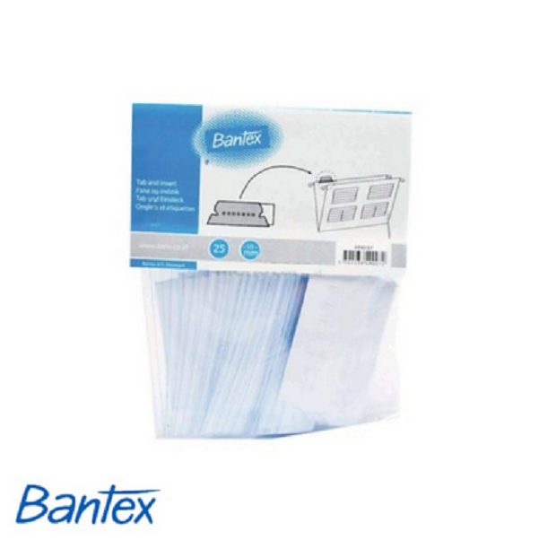 Bantex 掛快勞索引 #3490 (一包25個)