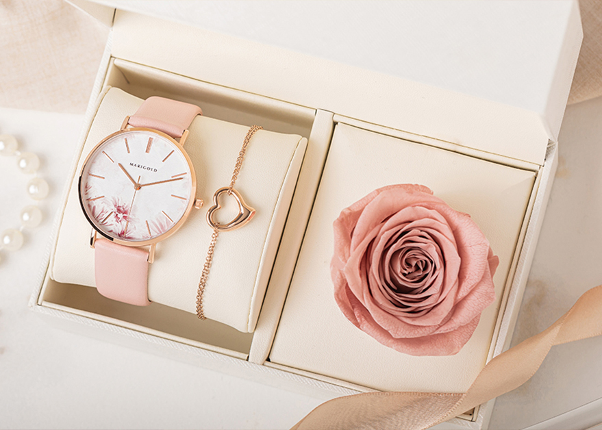 Romantic真皮腕錶