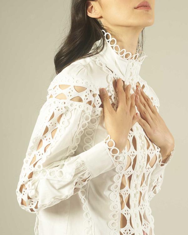 【SILVIAN HEACH】立體燒花襯衫