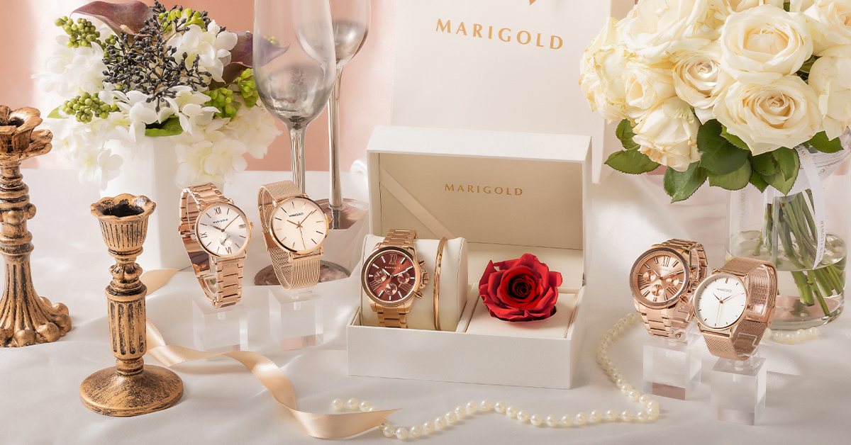 絲絨紅永生玫瑰手錶禮盒