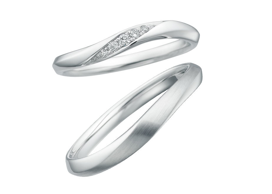 CITIZEN Something Blue Aither- Luster 鉑金(PT950)結婚戒指