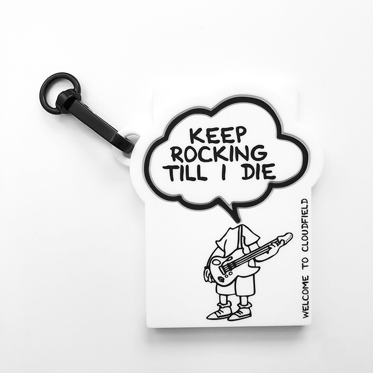 Candies x Cloudfield可黏貼式卡片槽-Keep Rocking Till I Die