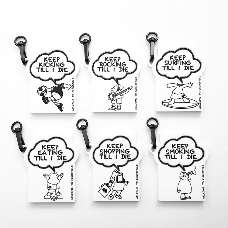 Candies x Cloudfield可黏貼式卡片槽-Keep Eating Till I Die